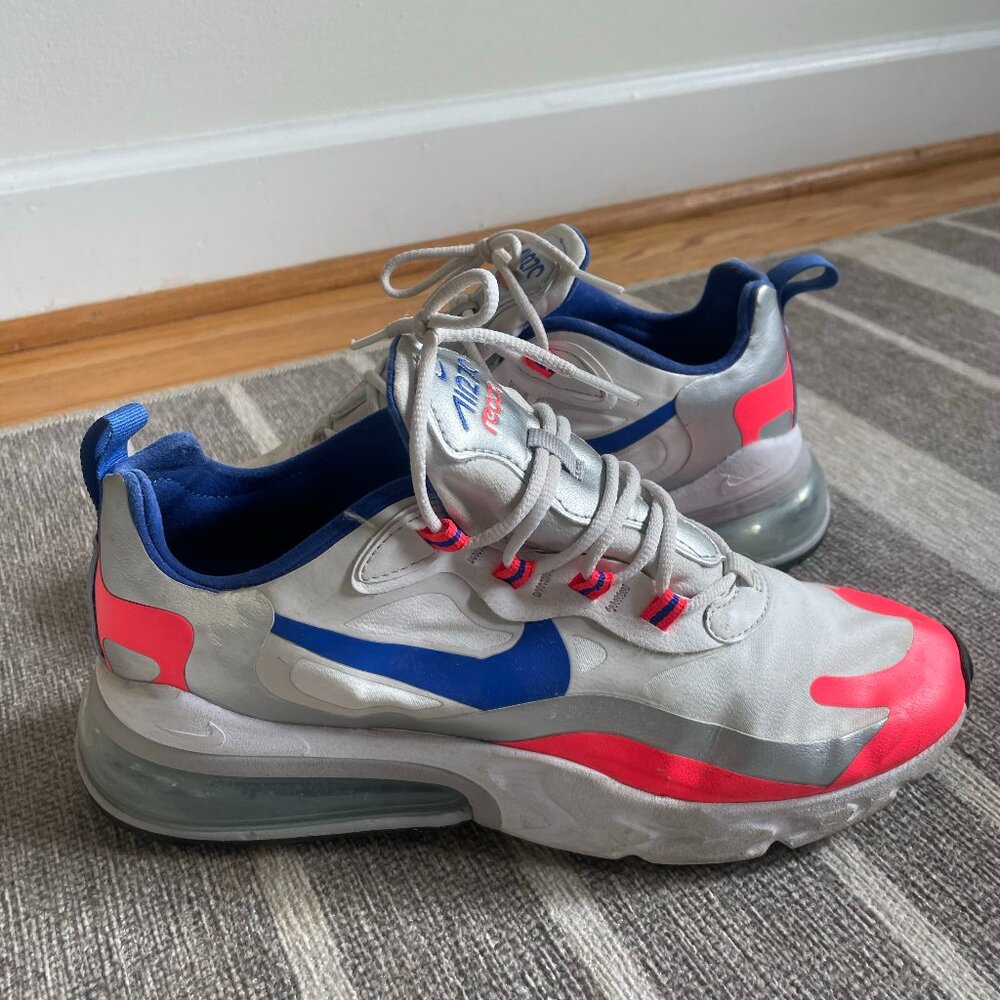 Used Nike Air Max 270 React 'Knicks' Sz 9.5